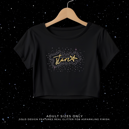 Cropped PDS T-Shirt | With Rhinestones