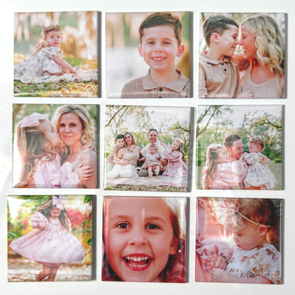 Custom Photo Magnet Set of 9 | KeepSnap Magnets
