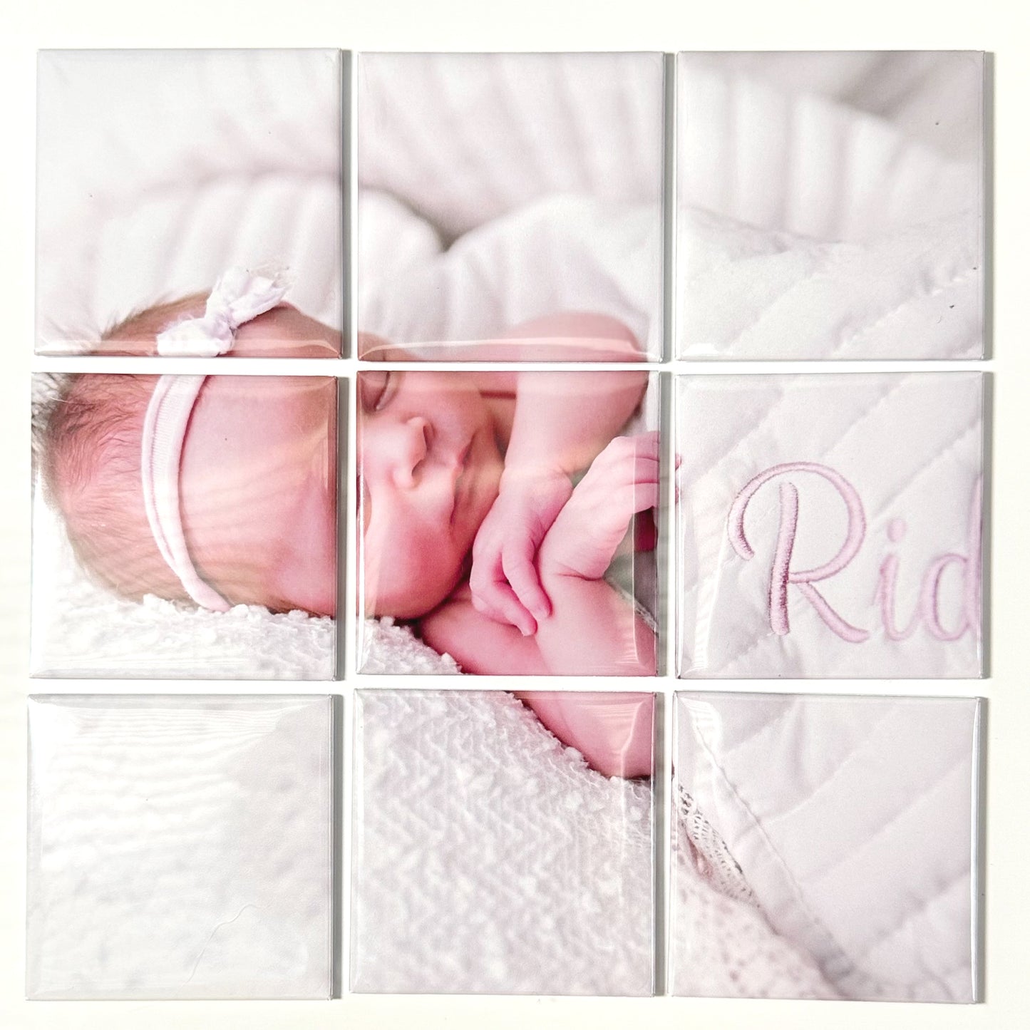 Tiled Photo Magnet Mosaic (1 Image, 9 Magnets) | KeepSnap