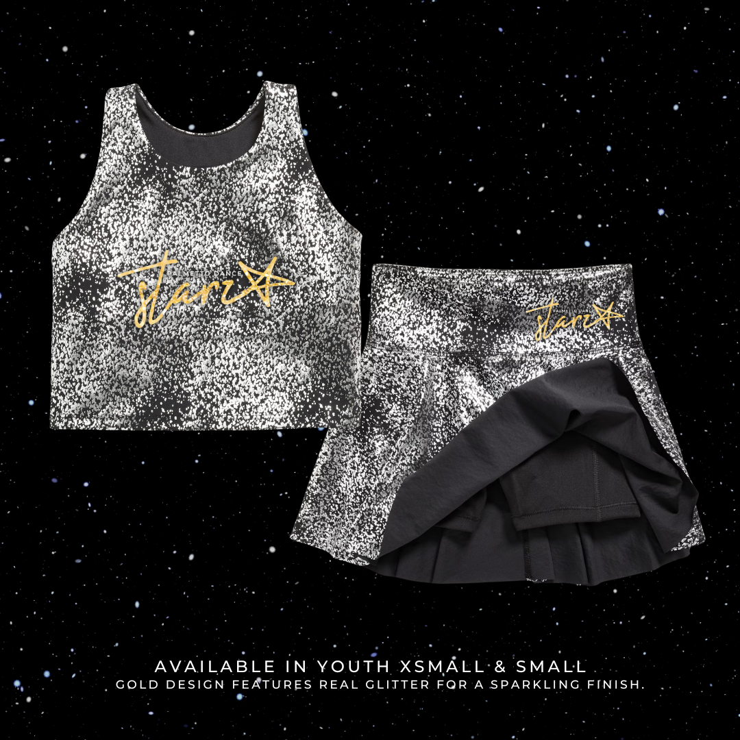 Youth Shine Dance Set | Skort